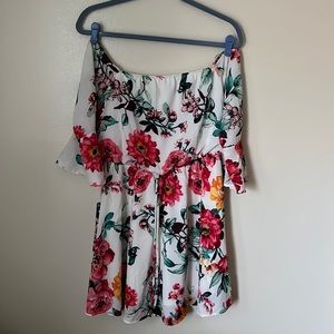Windsor Floral Off The Shoulder Dress